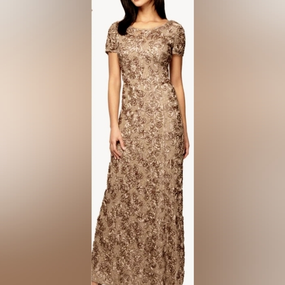 Alex Evenings Gorgeous Lace A-Line Gown - Picture 2 of 14